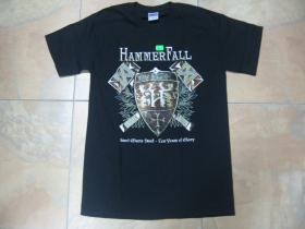 Hammerfall tričko pánske, čierne 100%bavlna  